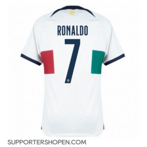 Portugal Cristiano Ronaldo #7 Borta Matchtröja VM 2022 Kortärmad